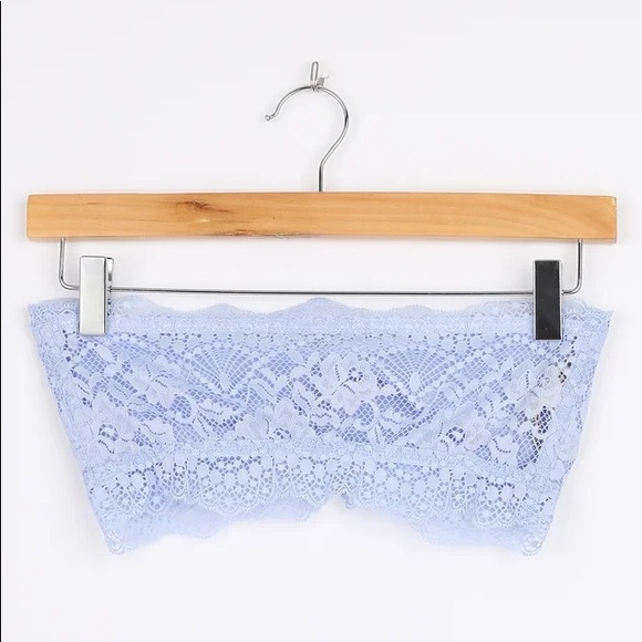 FREE PEOPLE Lacey Looks Bandeau Bluemoon Quartz - Picture 6 of 15